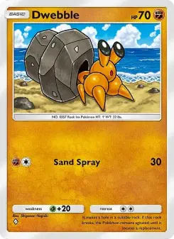 Dwebble – Carta Pokémon TCG