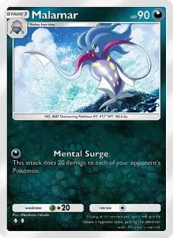 Malamar – Carta Pokémon TCG