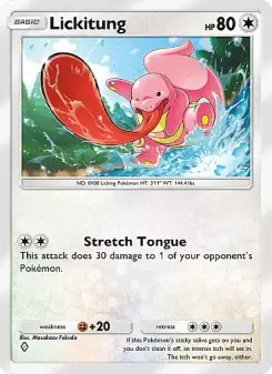 Lickitung – Carta Pokémon TCG