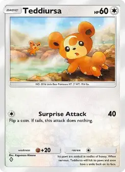Teddiursa – Carta Pokémon TCG