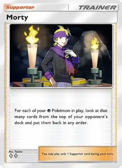 Morty – Carta Pokémon TCG