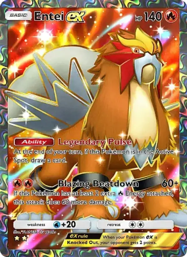 Entei ex – Pokémon TCG