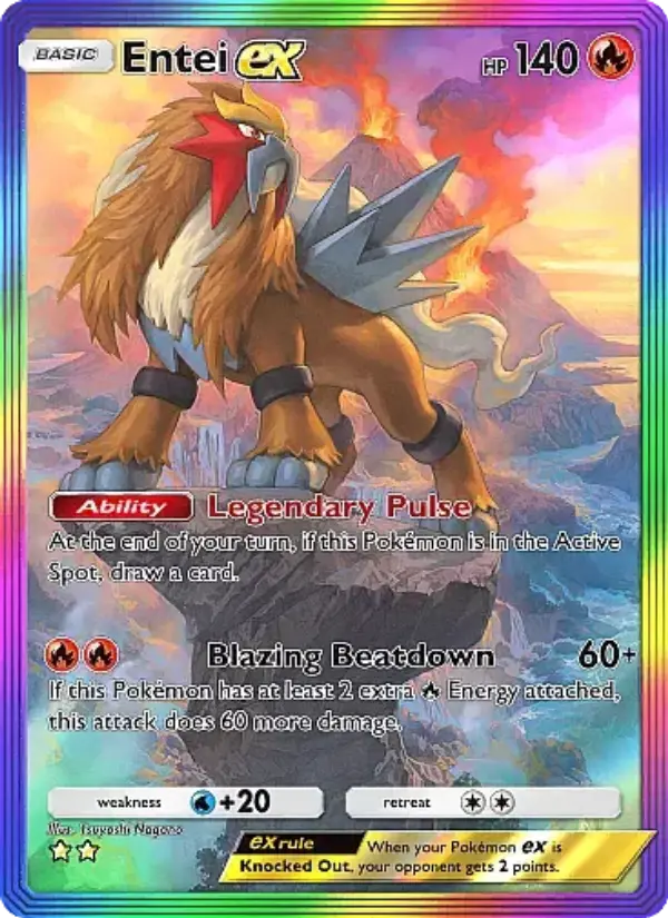 Entei ex – Pokémon TCG