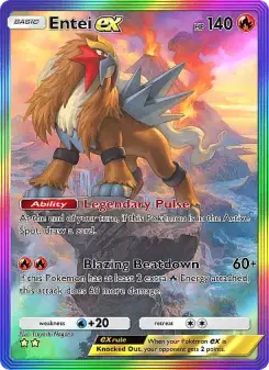 Entei ex – Carta Pokémon TCG