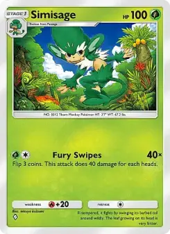 Simisage – Carta Pokémon TCG