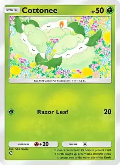 Cottonee – Carta Pokémon TCG