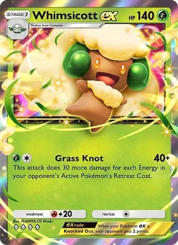 Whimsicott ex – Pokémon TCG