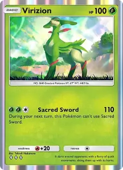 Virizion – Carta Pokémon TCG