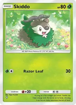 Skiddo – Carta Pokémon TCG