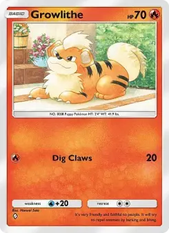 Growlithe – Carta Pokémon TCG