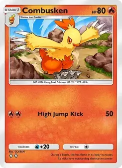 Combusken – Carta Pokémon TCG