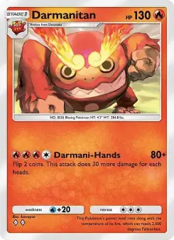 Darmanitan – Carta Pokémon TCG