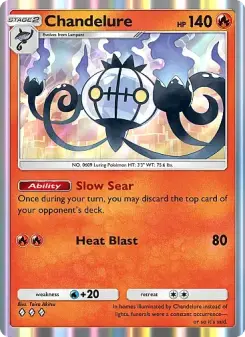 Chandelure – Carta Pokémon TCG