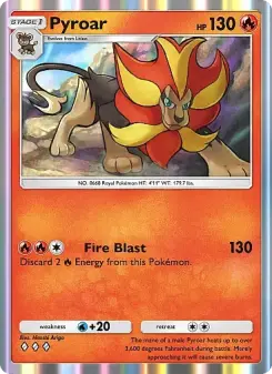 Pyroar – Carta Pokémon TCG