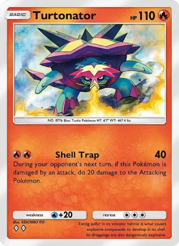 Turtonator – Pokémon TCG