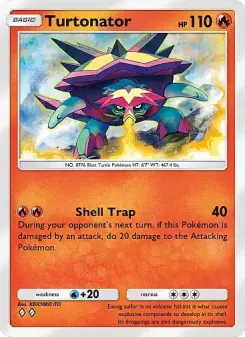 Turtonator – Carta Pokémon TCG
