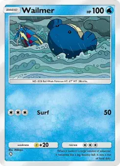 Wailmer – Carta Pokémon TCG