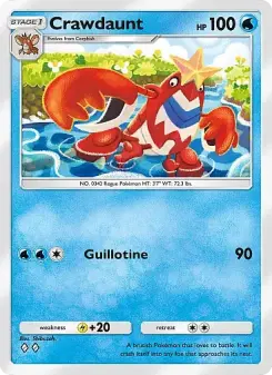 Crawdaunt – Carta Pokémon TCG