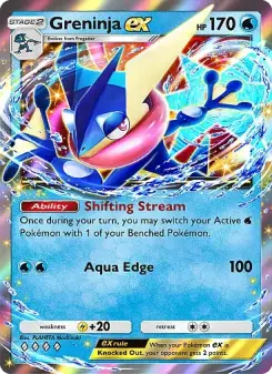 Greninja ex – Carta Pokémon TCG