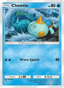 Chewtle – Carta Pokémon TCG
