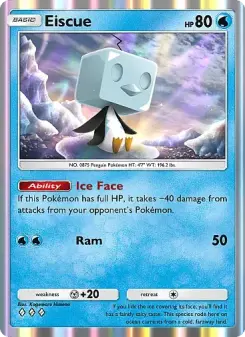 Eiscue – Carta Pokémon TCG