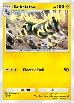 Zebstrika – Carta Pokémon TCG