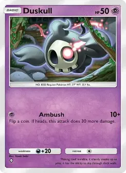 Duskull – Carta Pokémon TCG