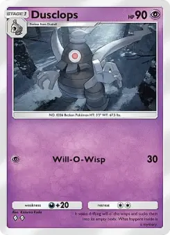 Dusclops – Carta Pokémon TCG