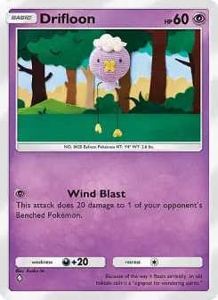 Drifloon – Carta Pokémon TCG