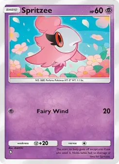 Spritzee – Carta Pokémon TCG