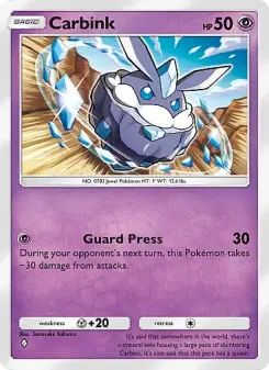 Carbink – Carta Pokémon TCG