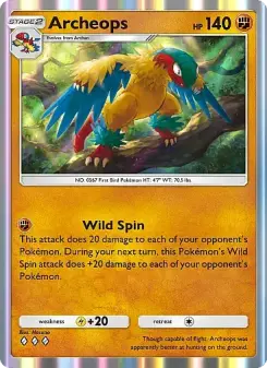 Archeops – Carta Pokémon TCG