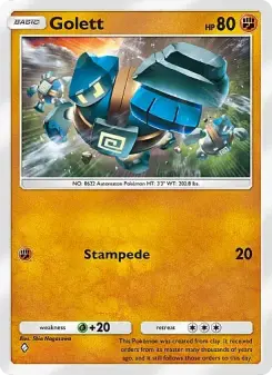 Golett – Carta Pokémon TCG