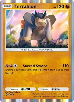 Terrakion – Carta Pokémon TCG
