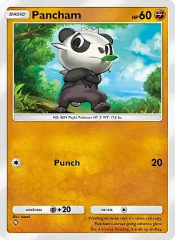 Pancham – Carta Pokémon TCG