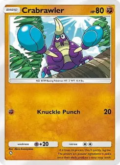 Crabrawler – Carta Pokémon TCG