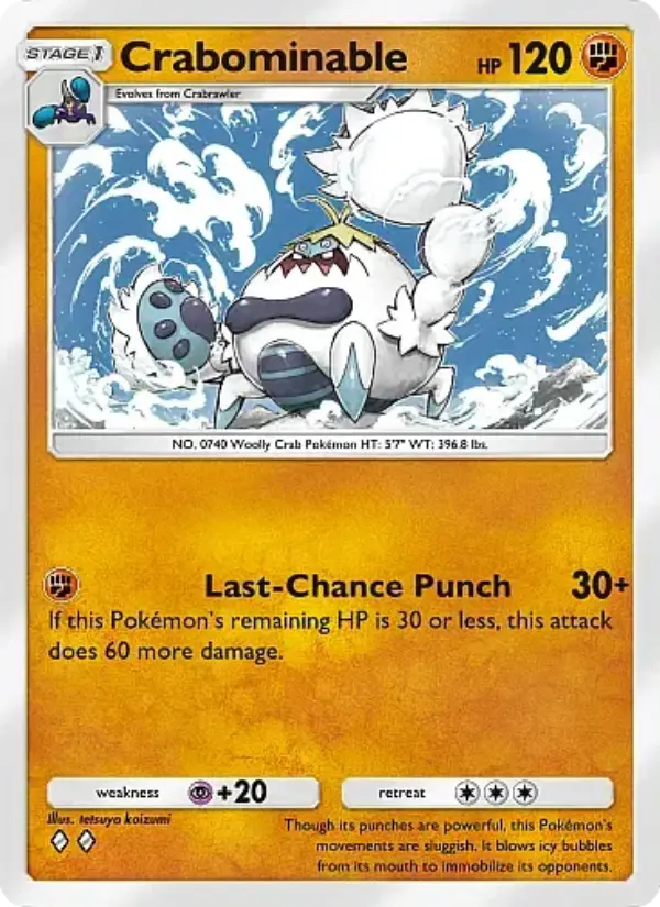 Crabominable – Pokémon TCG