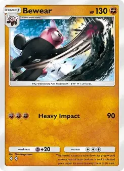 Bewear – Carta Pokémon TCG