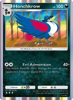 Honchkrow – Carta Pokémon TCG