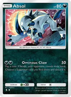Absol – Carta Pokémon TCG