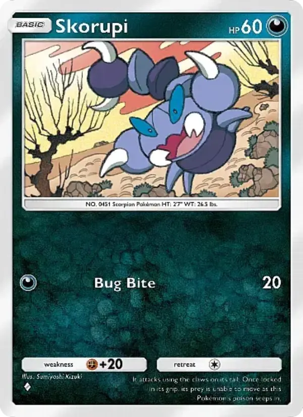 Skorupi – Pokémon TCG