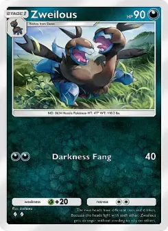 Zweilous – Carta Pokémon TCG