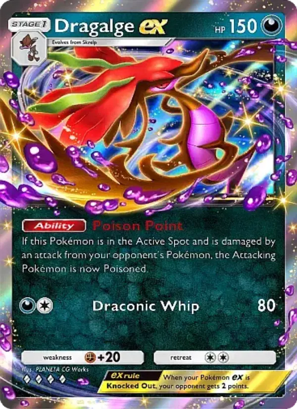 Dragalge ex – Pokémon TCG