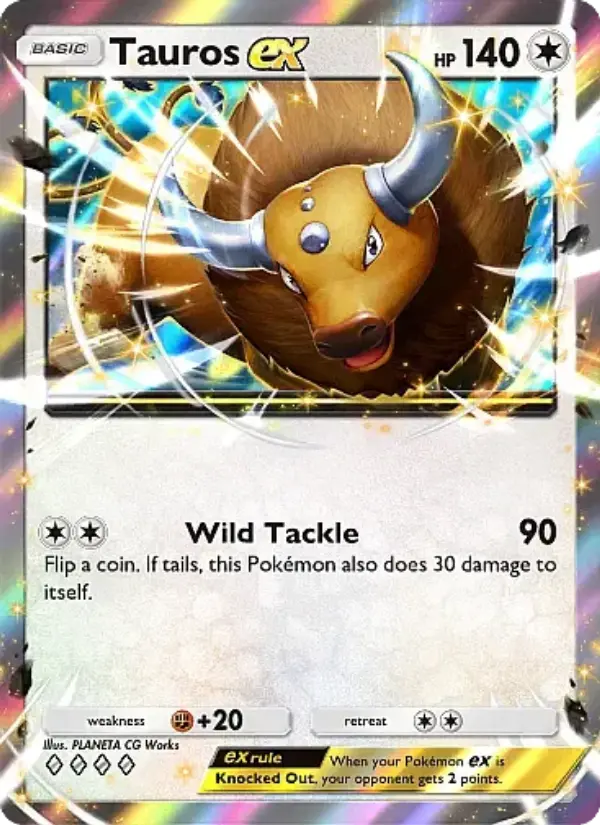 Tauros ex – Pokémon TCG