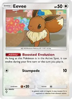 Eevee – Carta Pokémon TCG