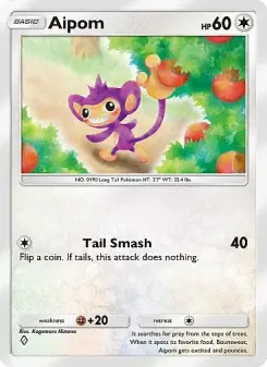 Aipom – Carta Pokémon TCG