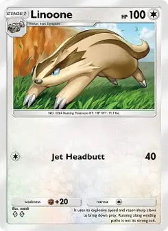 Linoone – Carta Pokémon TCG