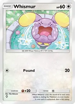 Whismur – Carta Pokémon TCG