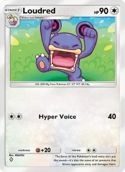 Loudred – Carta Pokémon TCG