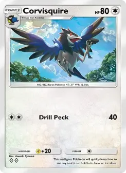 Corvisquire – Carta Pokémon TCG